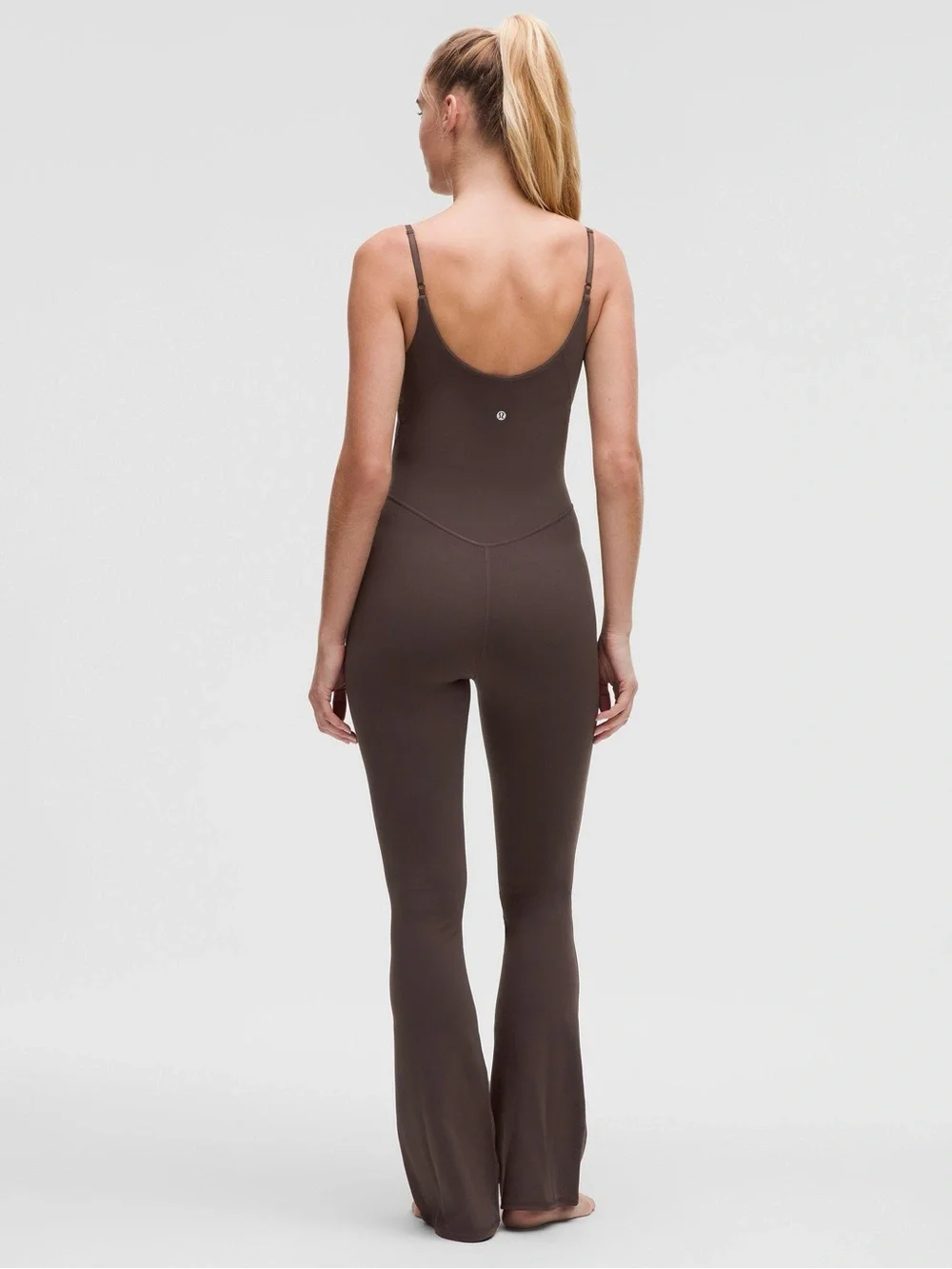 Lululemon Athletica Mini-Flare Bodysuit 32” In Espresso- Size 14